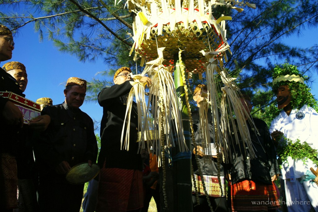 Image shows traditional Melanau ceremony during Pesta Kaul. Photo credit:  Noel Lau